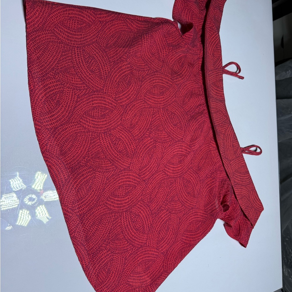 Maeve Crimson Patterned Blouse